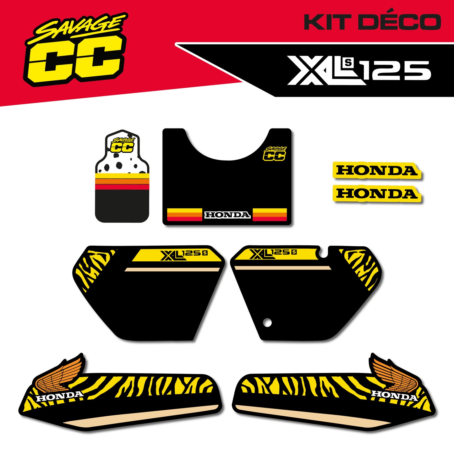 KIT DECO ZEBRA - 125 XLS / XR