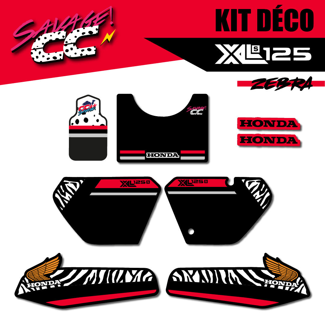 KIT DECO ZEBRA - 125 XLS / XR