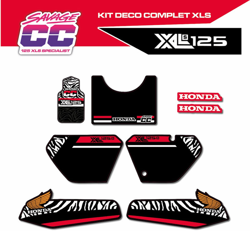 KIT DECO ZEBRA - 125 XLS / XR